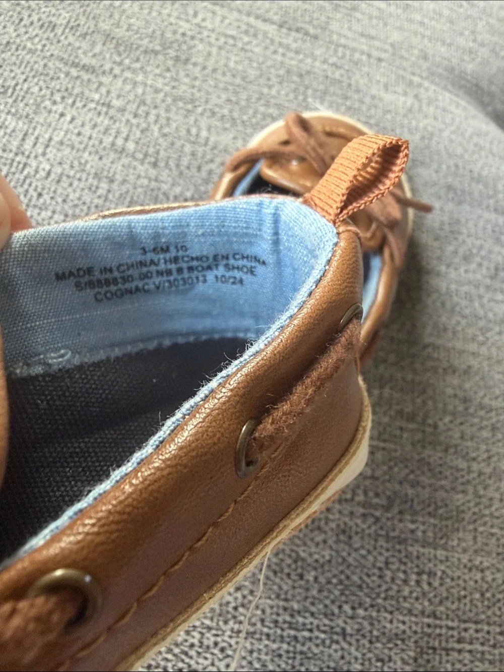 Old Navy Brown Baby Boat-Style Walker Shoes
